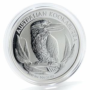 Australia 1 dollar Endangered Wildlife Kookaburra Bird Fauna silver coin 2012