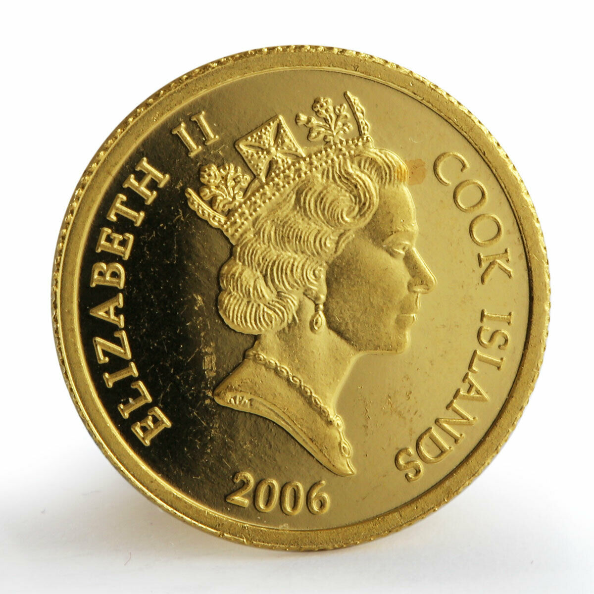 Cook Islands 10 dollars The Emperor of California gold coin 2006