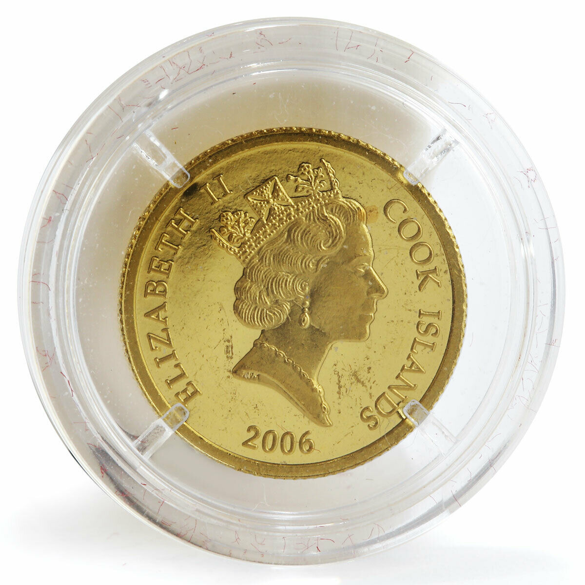 Cook Islands 10 dollars The Emperor of California gold coin 2006