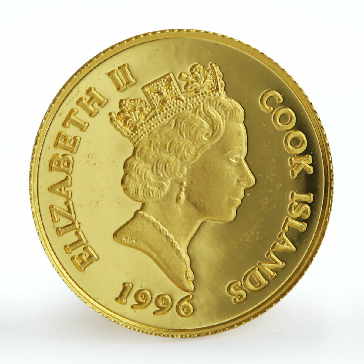 Cook Islands 20 dollars Friedrich Von Schiller proof gold coin 1996