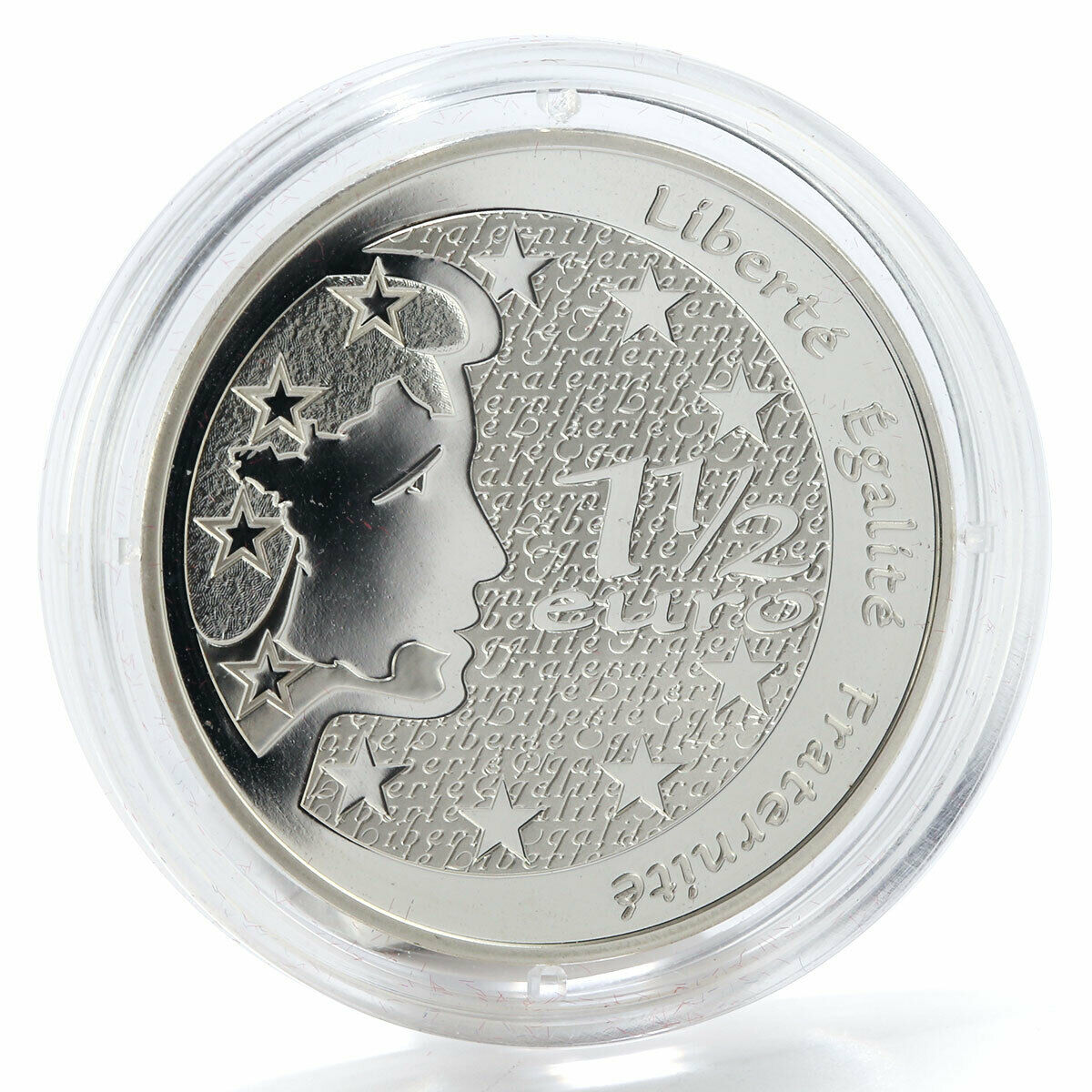 France 1 1/2 euro Marine proof silver coin 2004