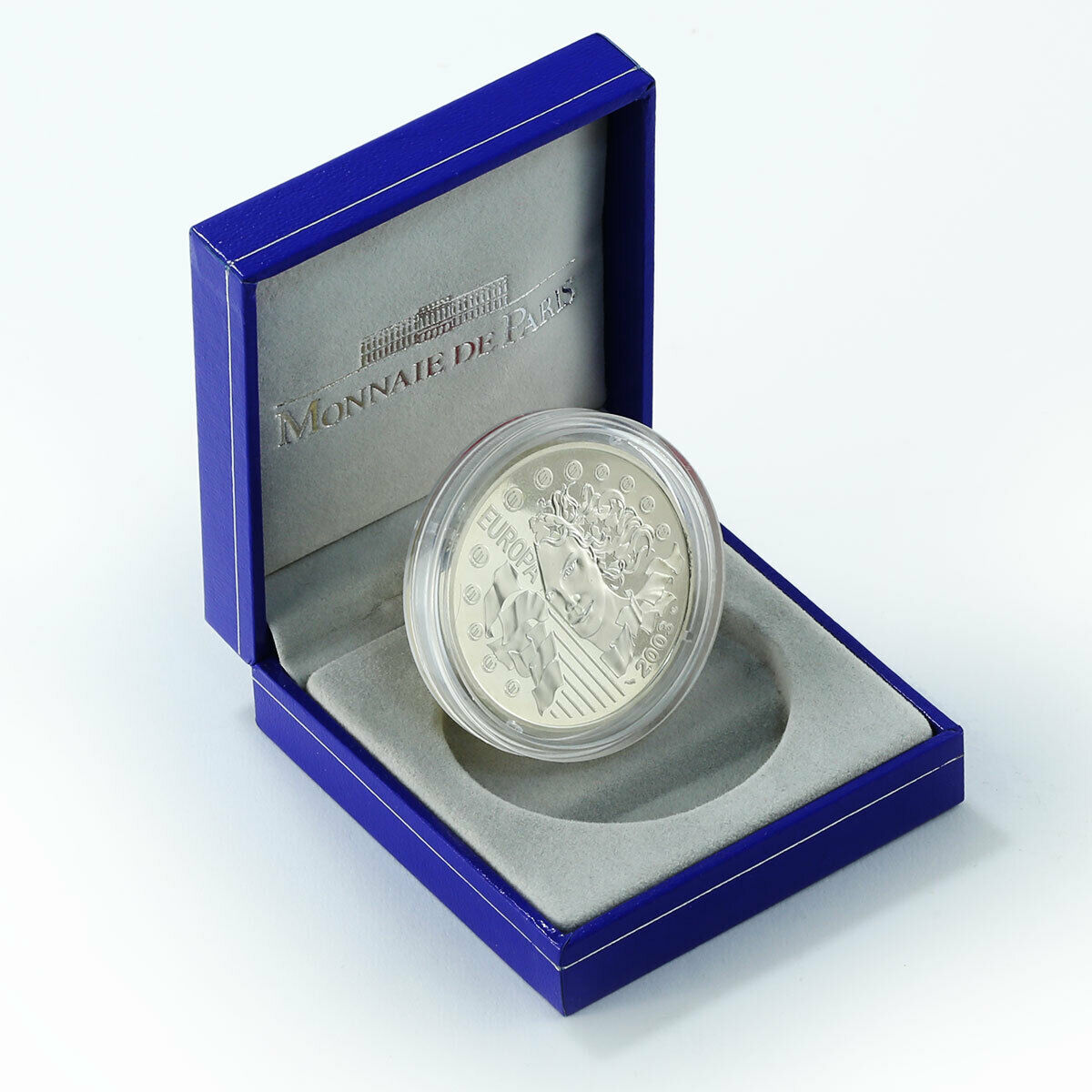 France 1½ Euro Introduction of the Euro silver coin 2003
