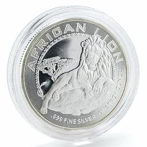 Niue 2 dollars African Lion silver coin 2017