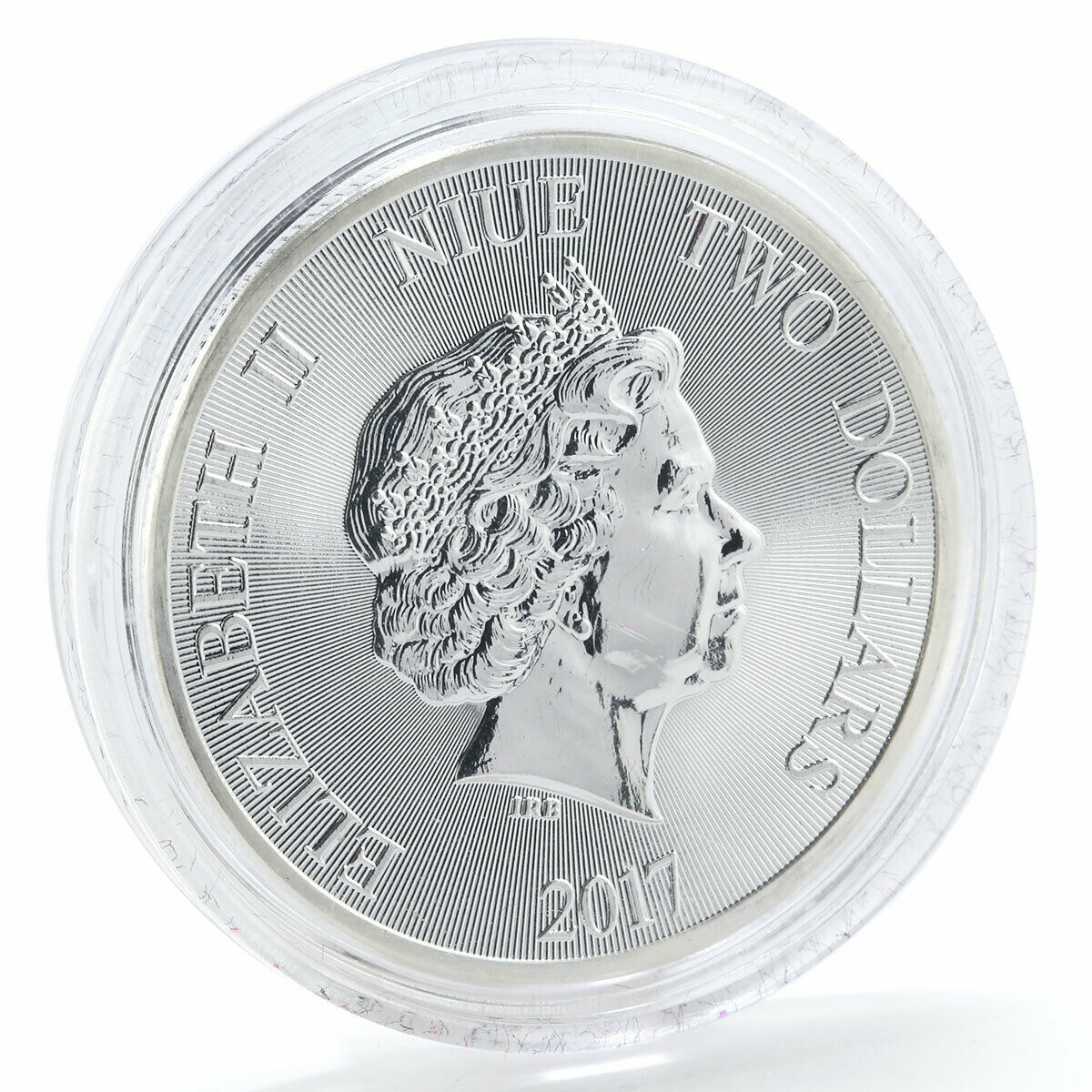 Niue 2 dollars African Lion silver coin 2017