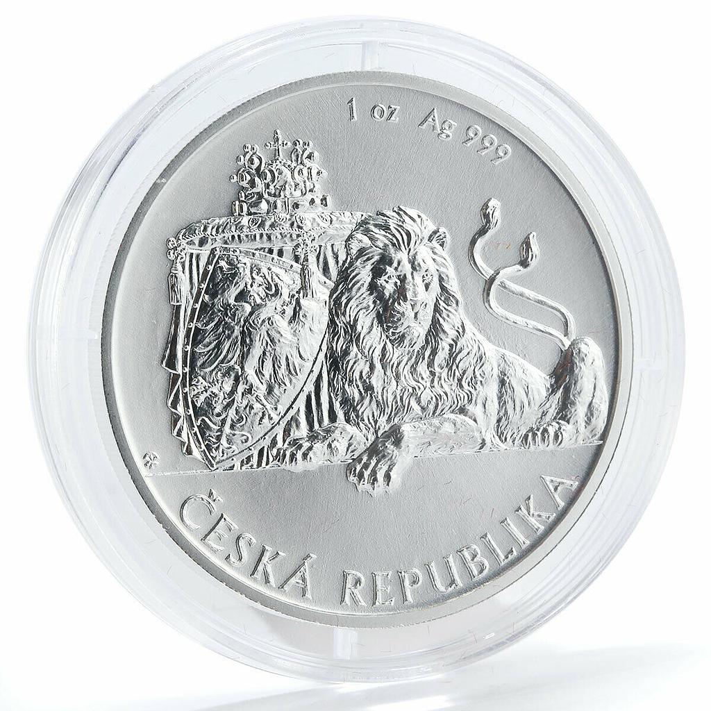 Niue 2 dollars Czech Lion silver coin 2018