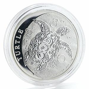 Niue 2 dollars Hawksbill Turtle silver coin 2018