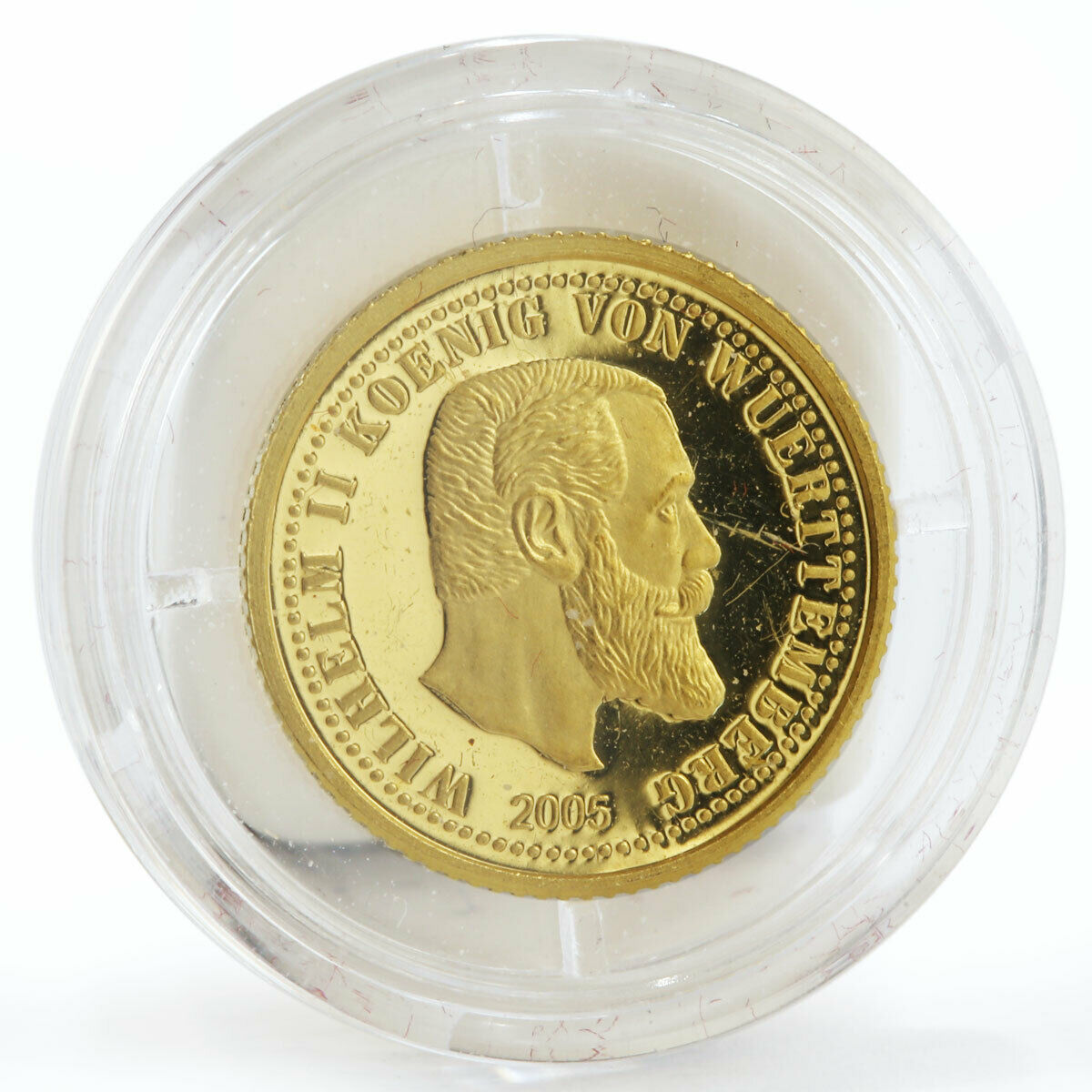 Nothern Mariana Islands 5 dollars Wilhelm II Von Wuerttemberg gold coin 2005