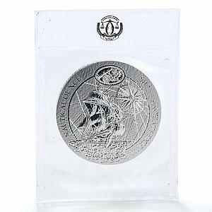 Rwanda 50 francs Santa Maria ship silver coin 2017