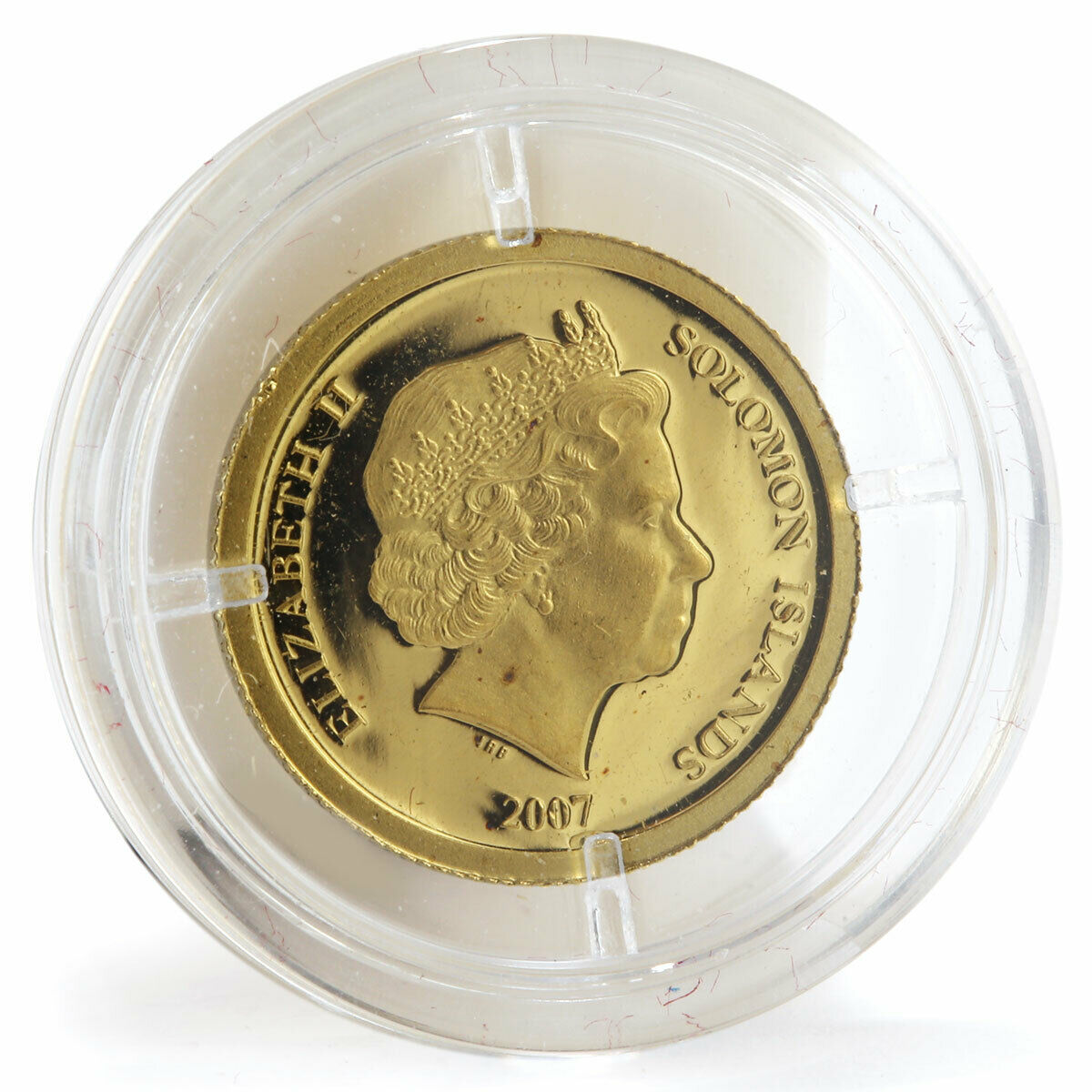 Solomon Islands 10 dollars Taj Mahal - India proof gold coin 2007