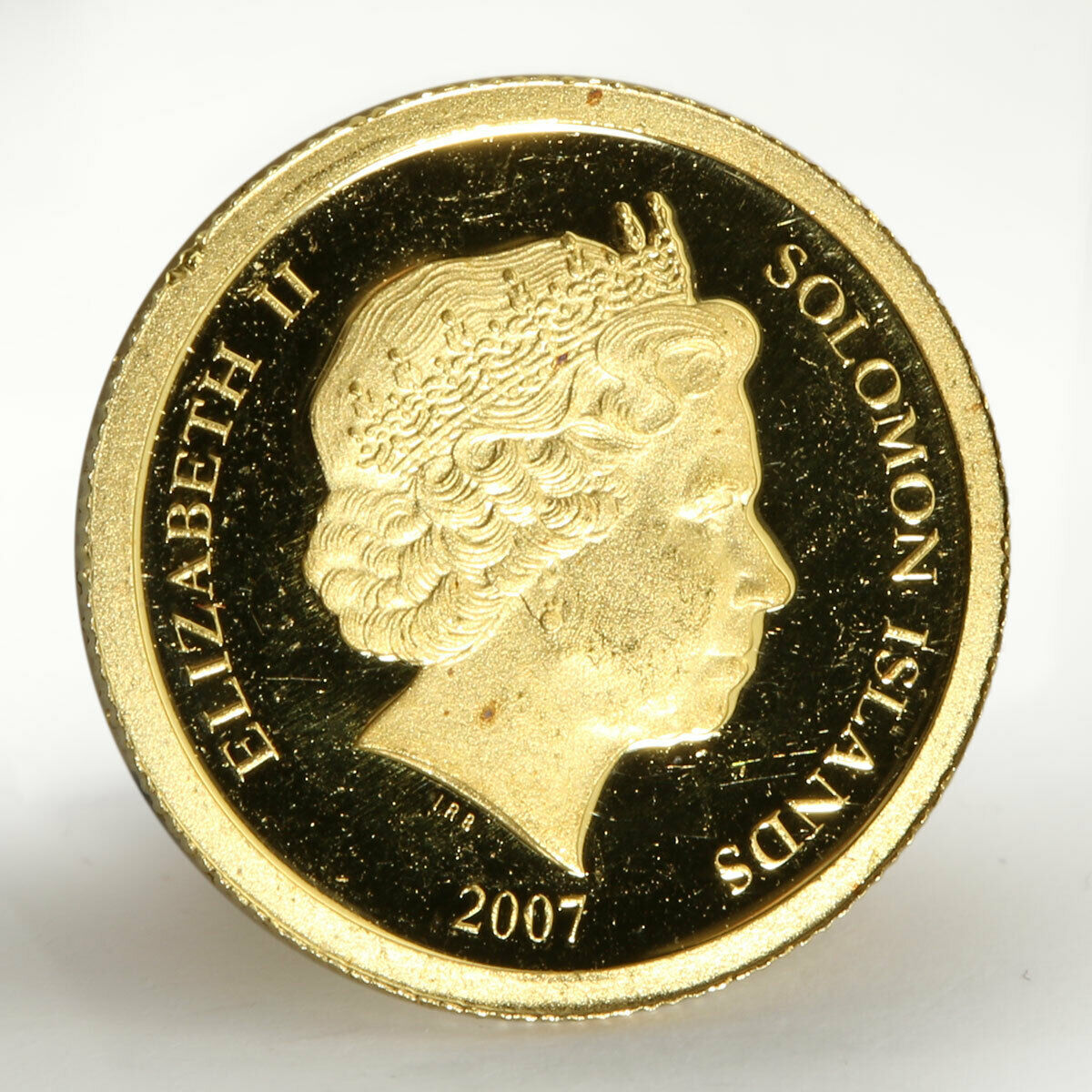 Solomon Islands 10 dollars Taj Mahal - India proof gold coin 2007