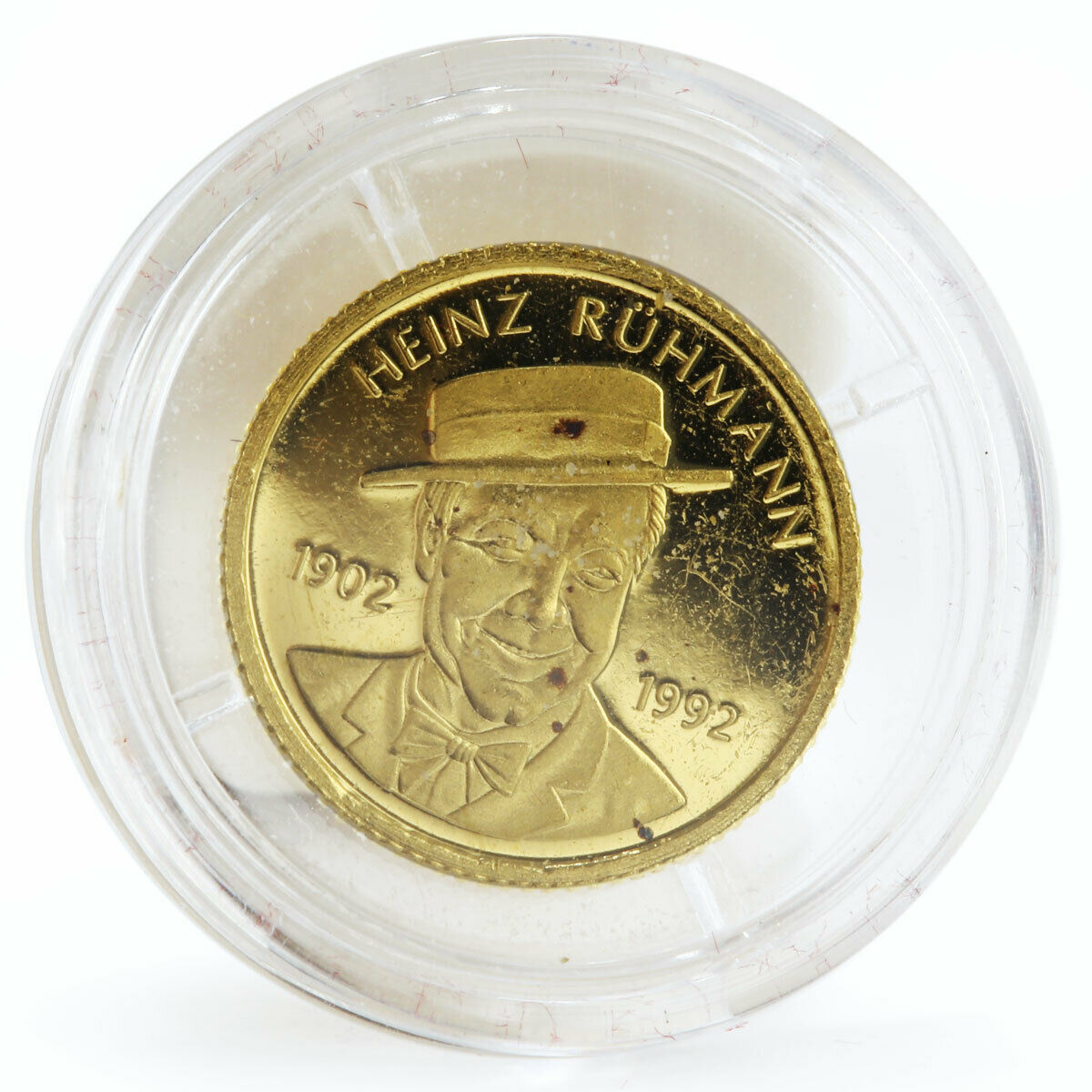 Somalia 250 shillings Heinz Ruhmann proof gold coin 2002