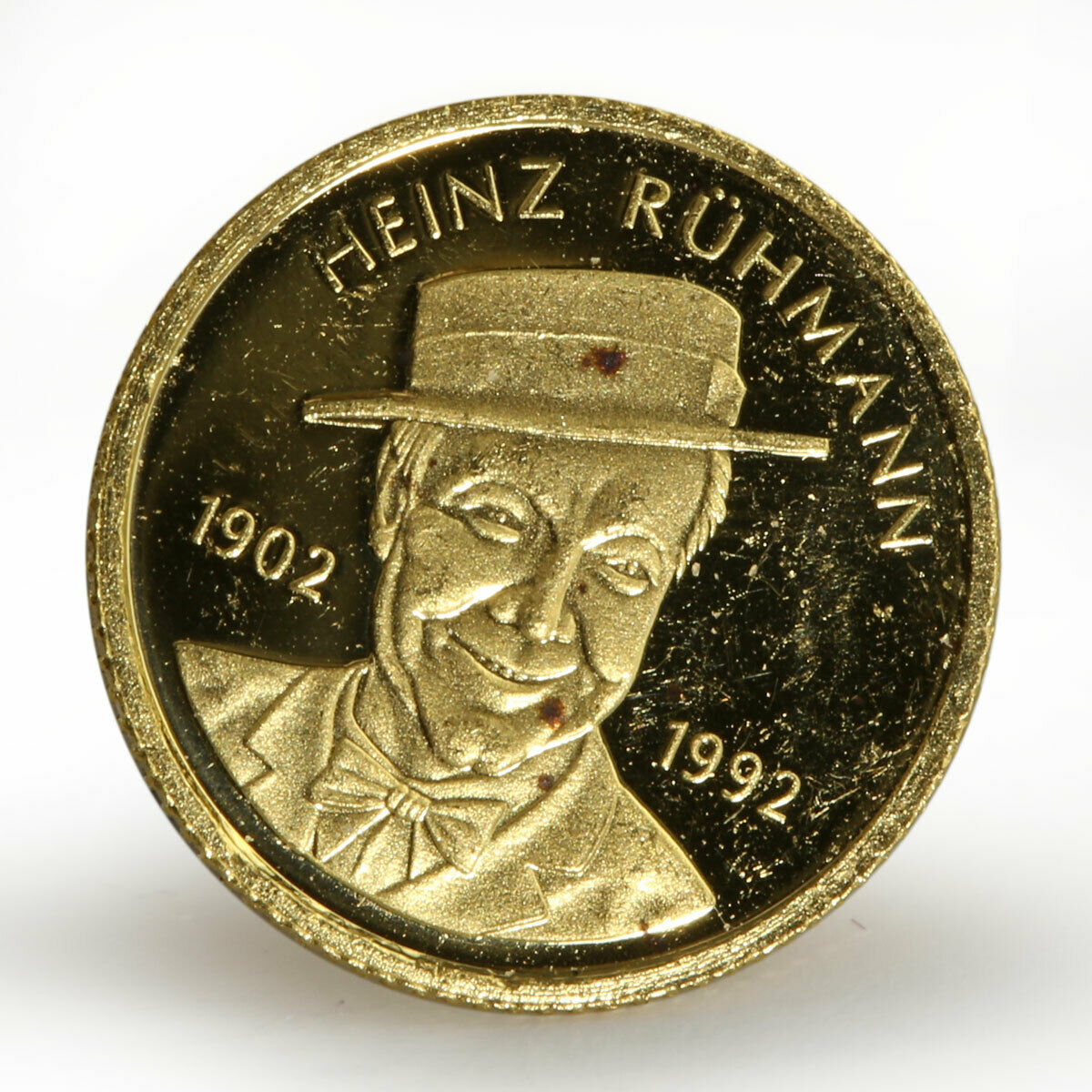 Somalia 250 shillings Heinz Ruhmann proof gold coin 2002