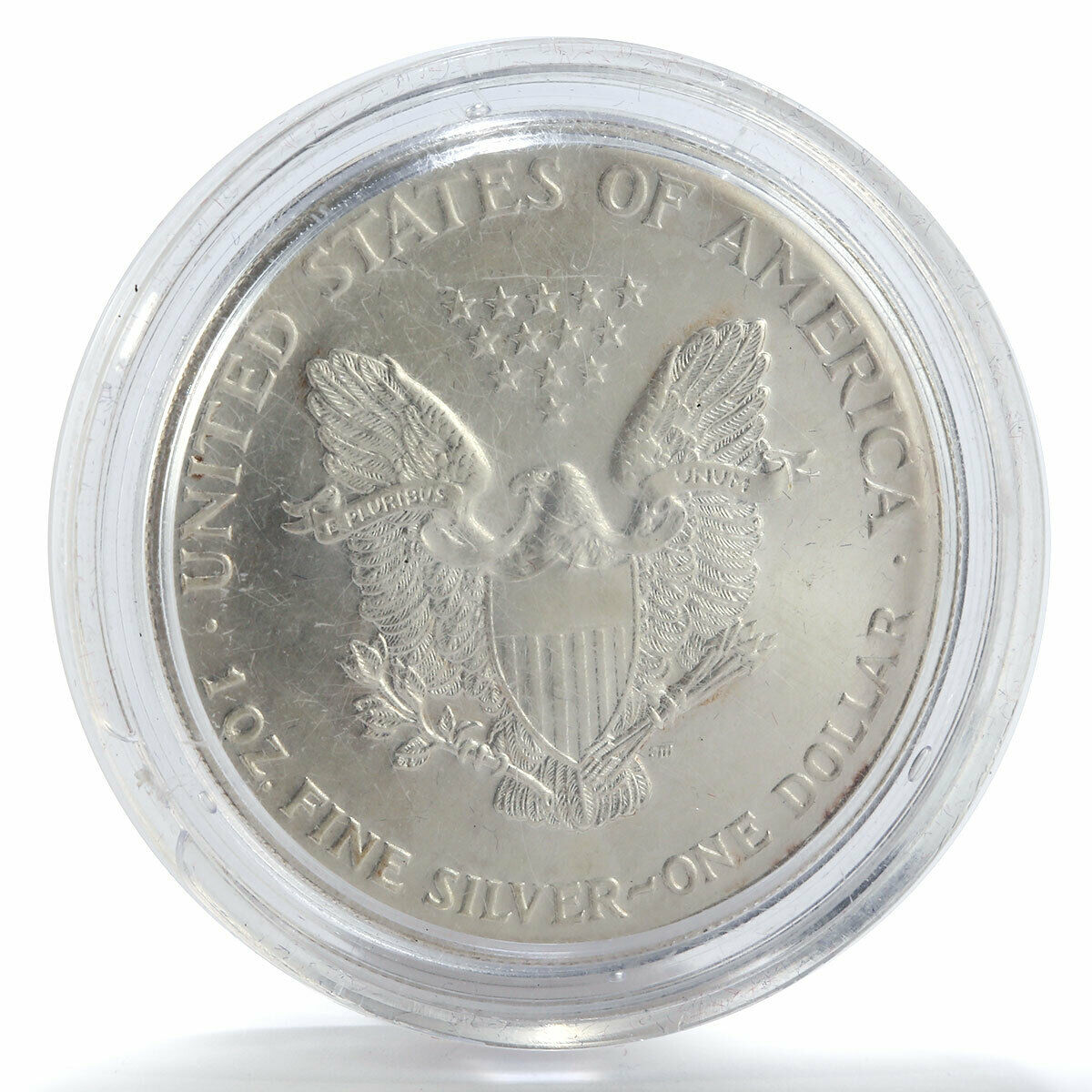United States 1 dollar God Bless America colorized silver coin 2001