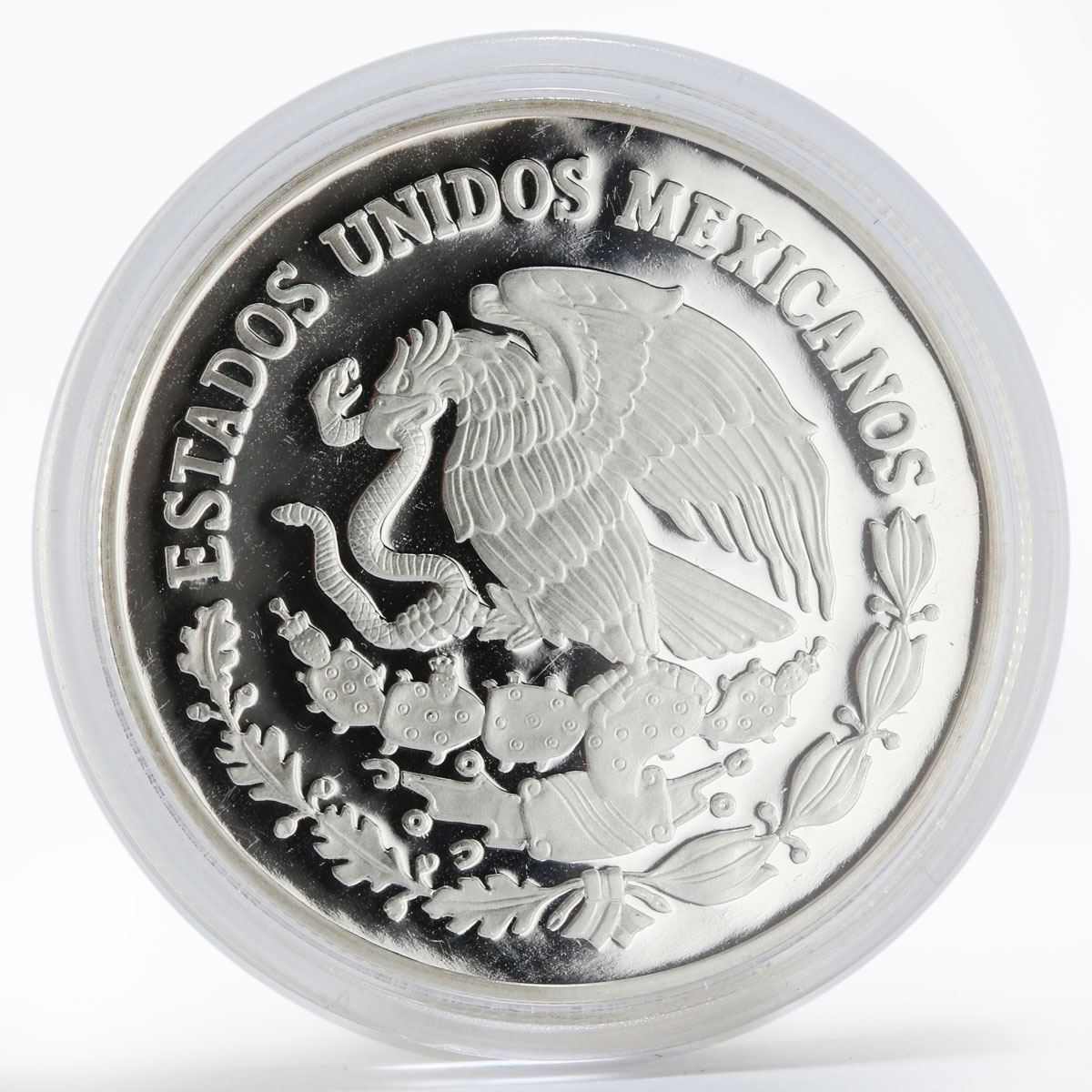 Mexico 10 pesos 180th Anniversary of Federation Puebla ll silver coin 2007