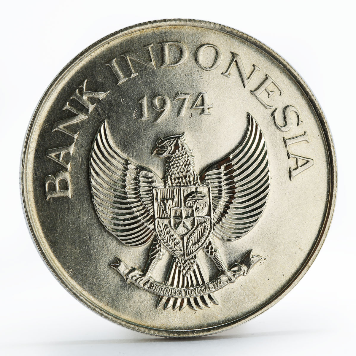 Indonesia 5000 Rupiah Orangutan animal silver coin 1974