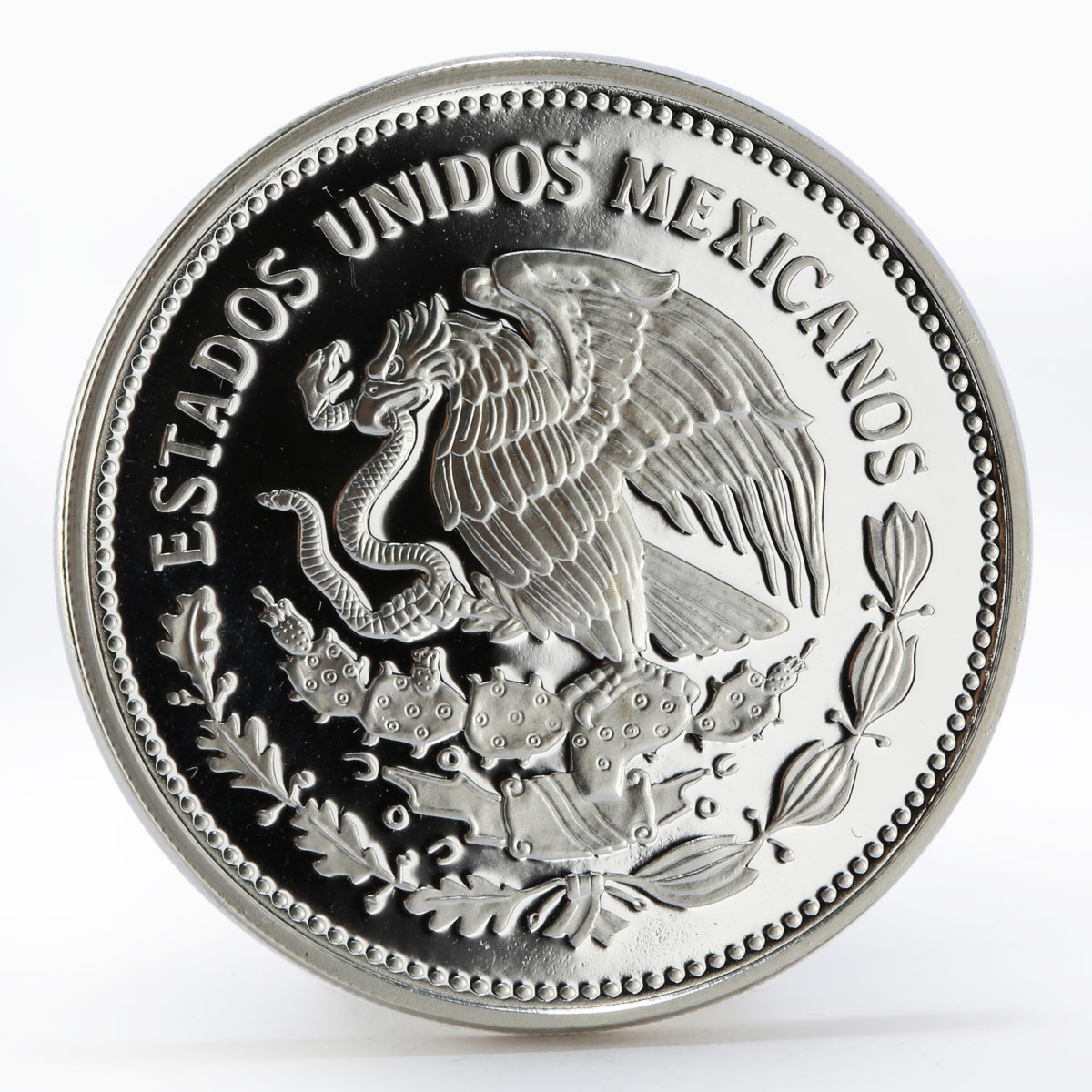 Mexico 100 pesos 45th Anniversary UNICEF Save the Children silver coin 1991