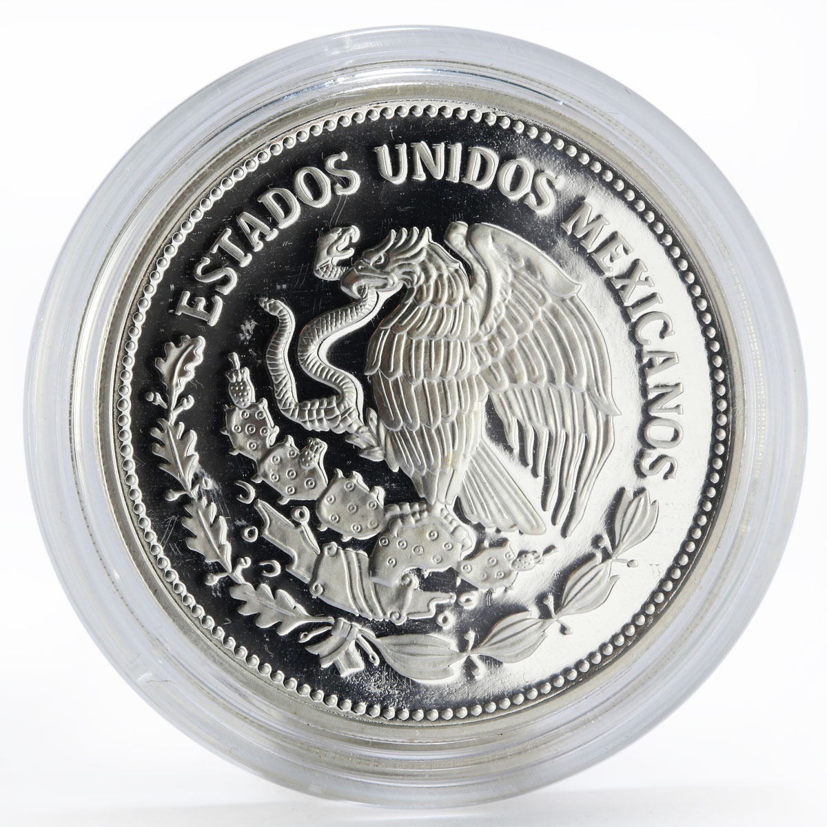 Mexico 100 pesos 45th Anniversary UNICEF Save the Children silver coin 1991