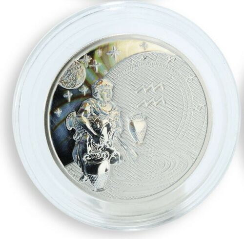 Cameroon 500 francs Zodiac Signs series Aquarius hologram silver coin 2010