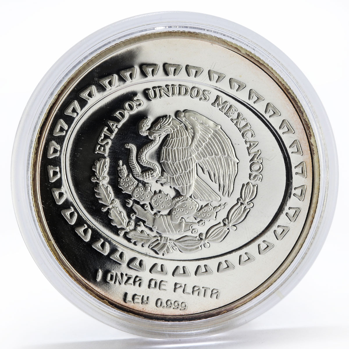 Mexico 5 pesos Teotihuacan Vasija proof silver coin 1997