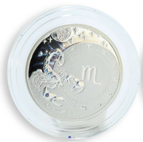 Cameroon 500 francs Zodiac Signs series Scorpio hologram silver coin 2010