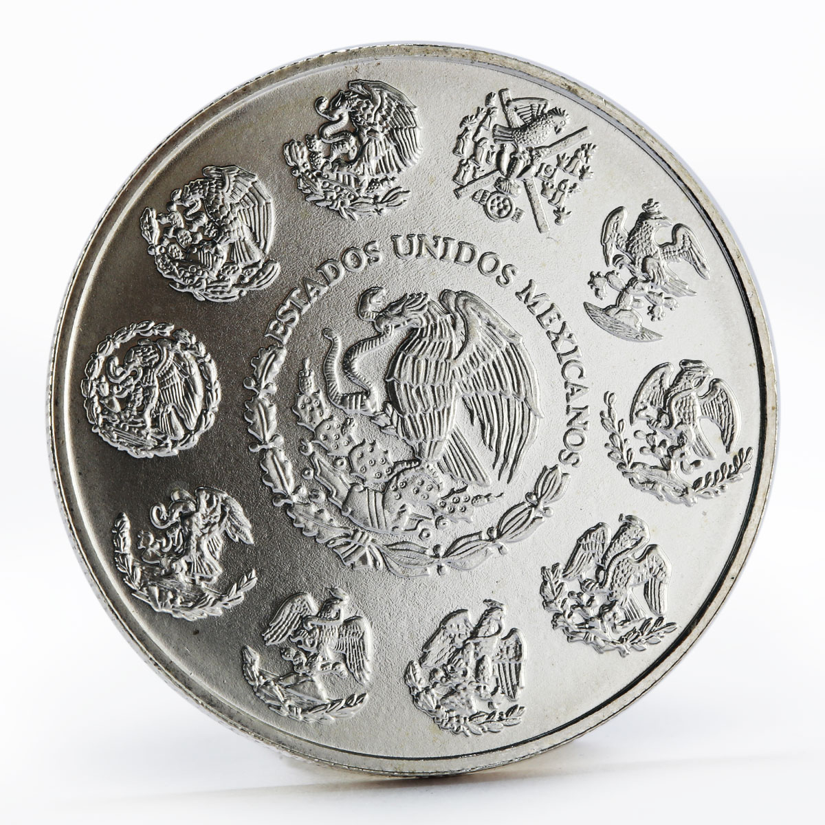 Mexico 5 pesos Endangered Wildlife Animal Nutria de Rio silver coin 2000