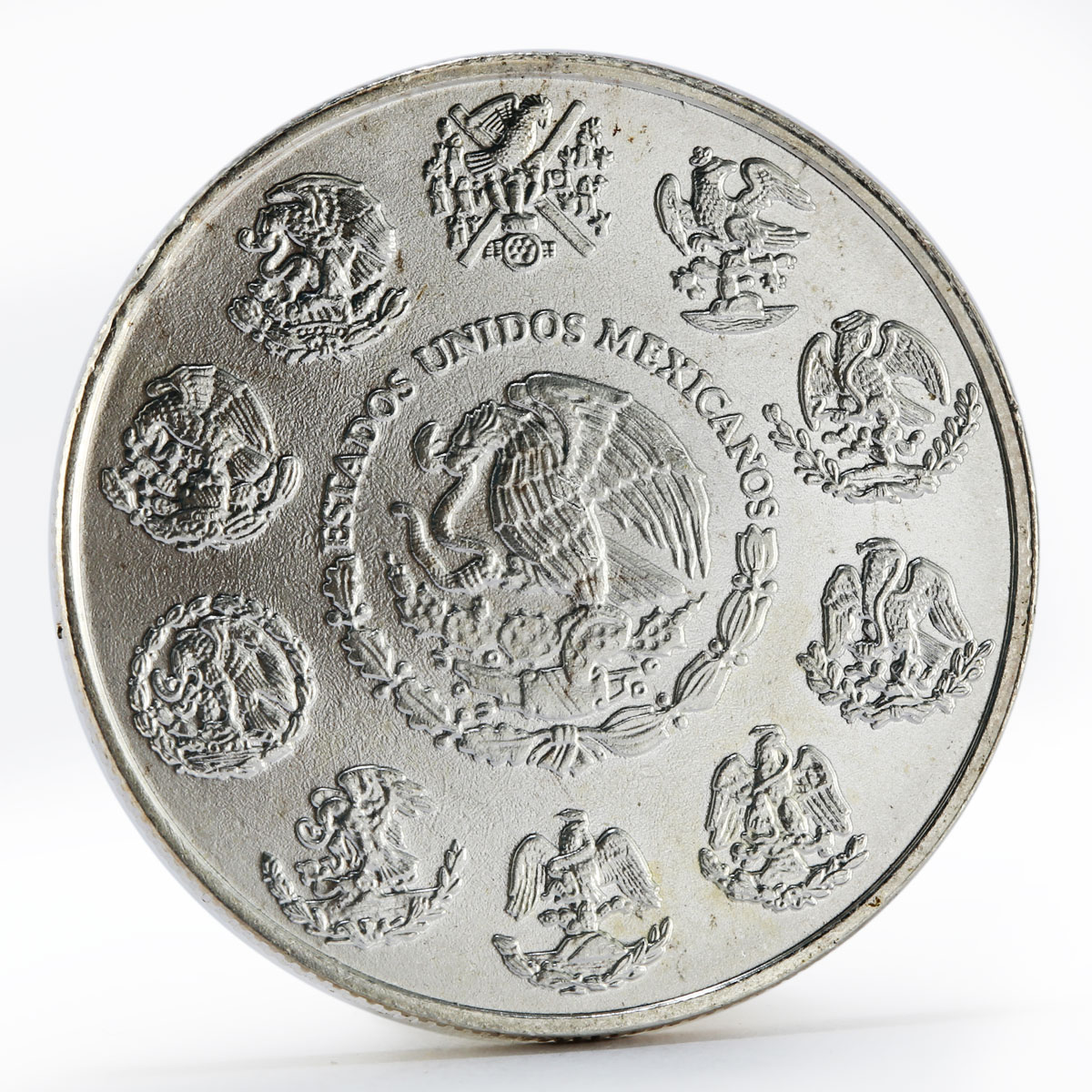 Mexico 5 pesos Endangered Wildlife Animal Aguila Real silver coin 2000