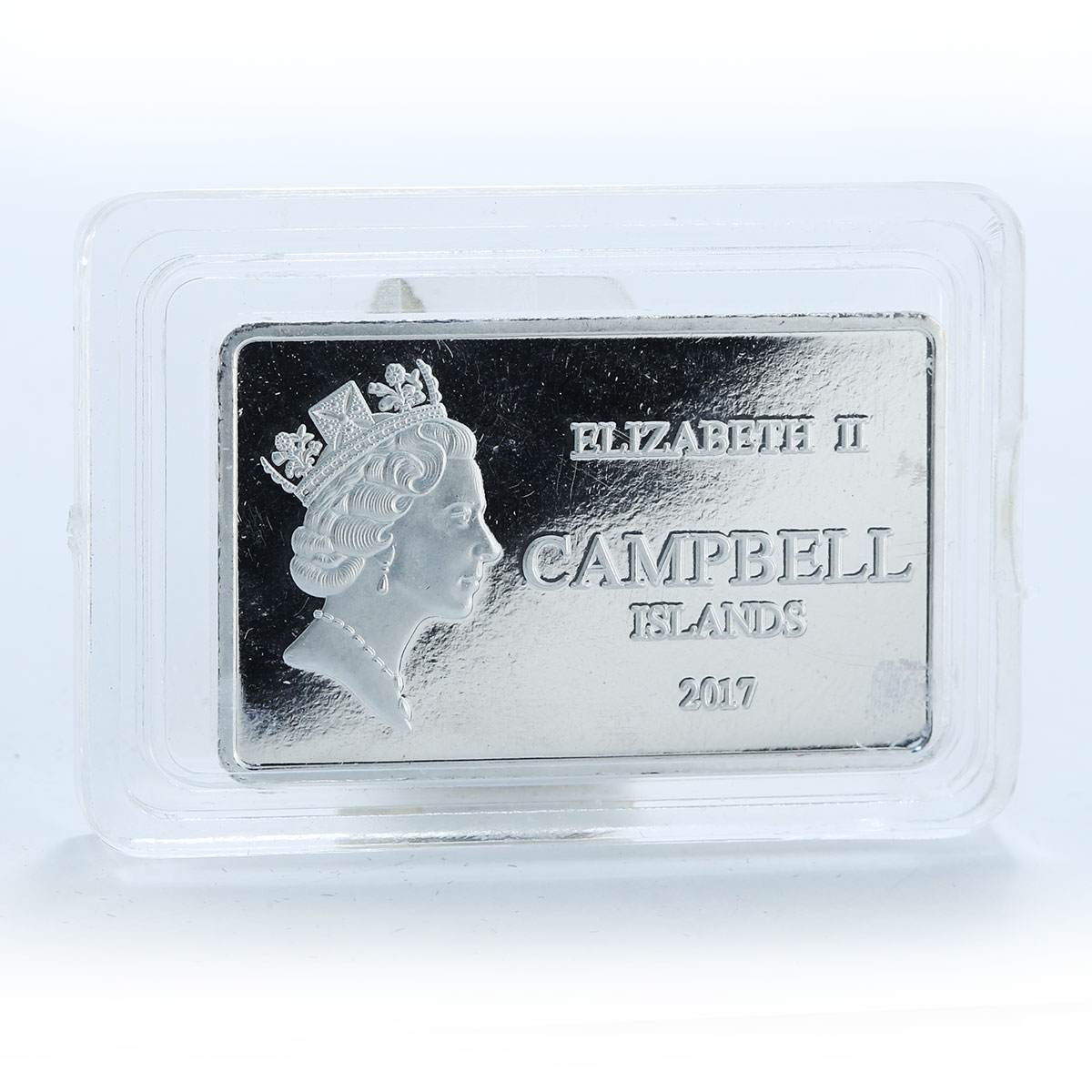 Campbell Island 10 dollars Big Cormorant coin 2017