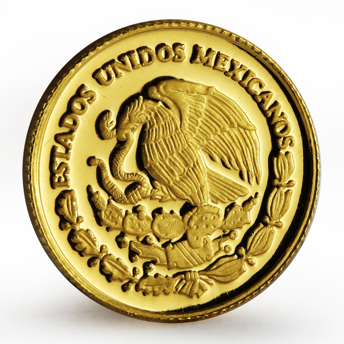 Mexico 1/20 onza Native working proof gold coin 2000