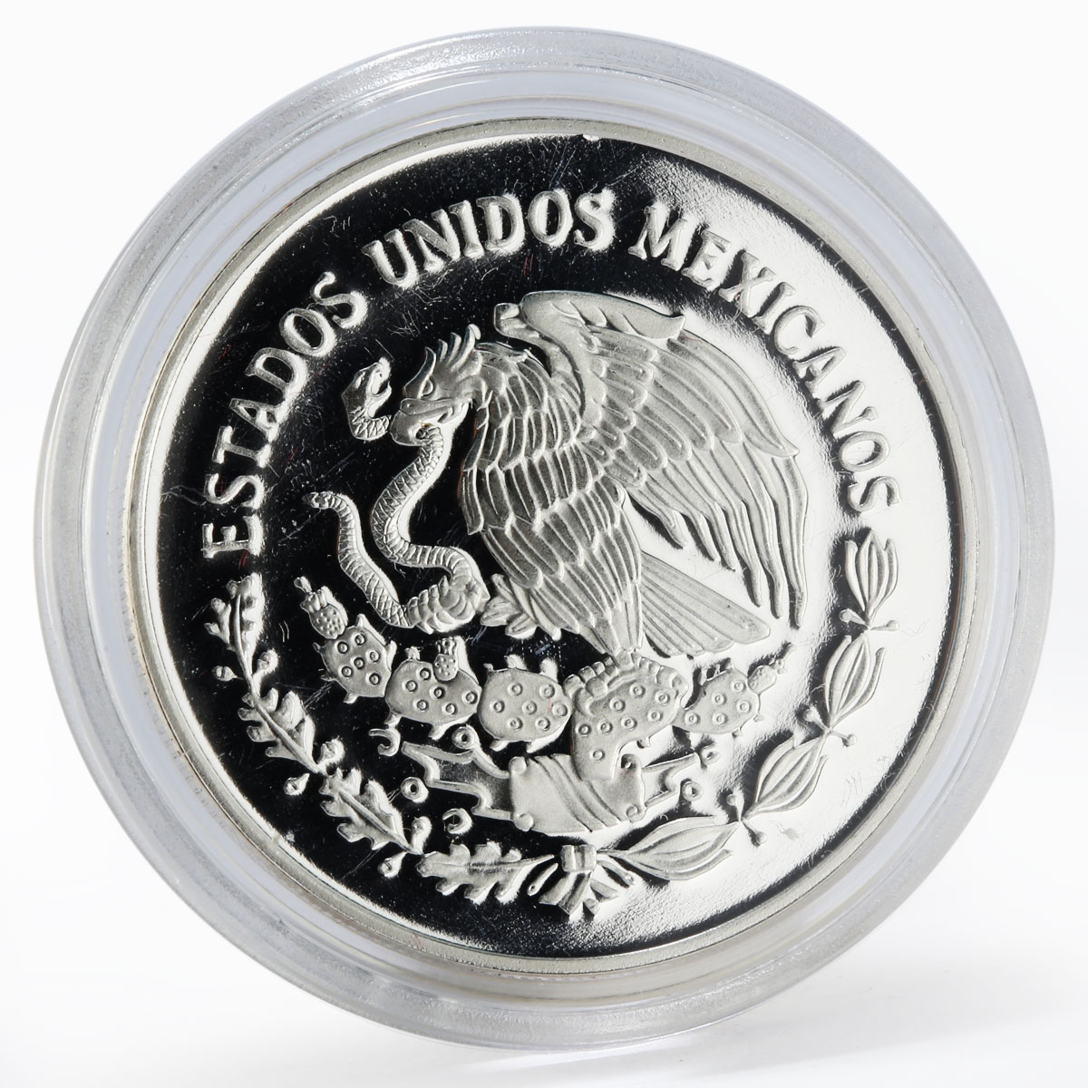 Mexico 5 pesos Naval training ship Cuauhtemoc proof silver coin 1999