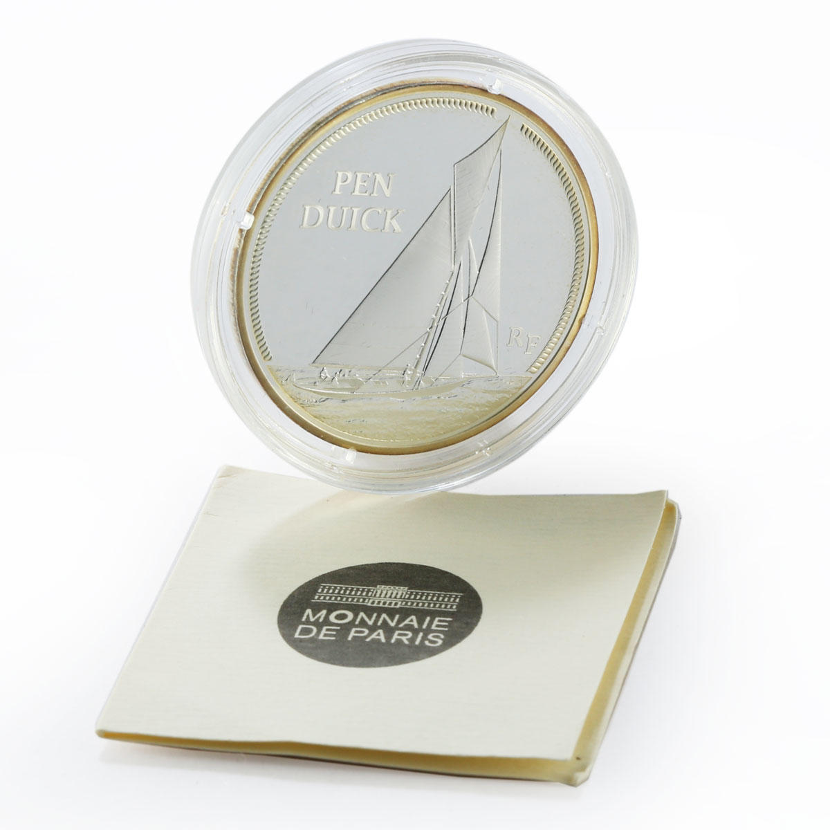 France 10 euro Ship Pen Duck silver proof coin 2013