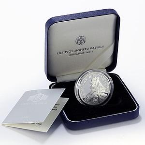 Lithuania 50 litu The Grand Duke Vytautas silver proof coin 2000