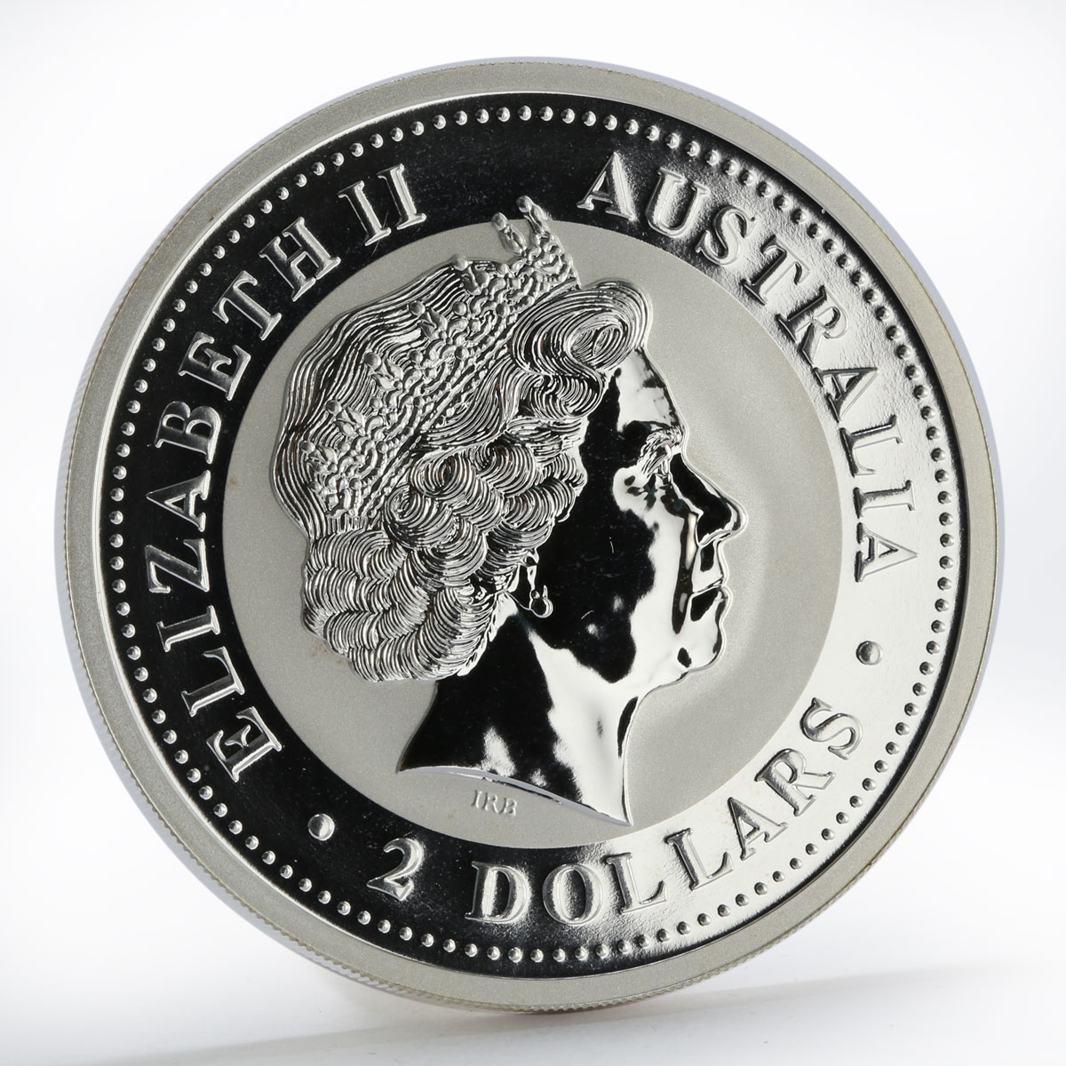 Australia 2 dollars Year of the Dog Lunar Series I 2 Oz Silver Coin 2006