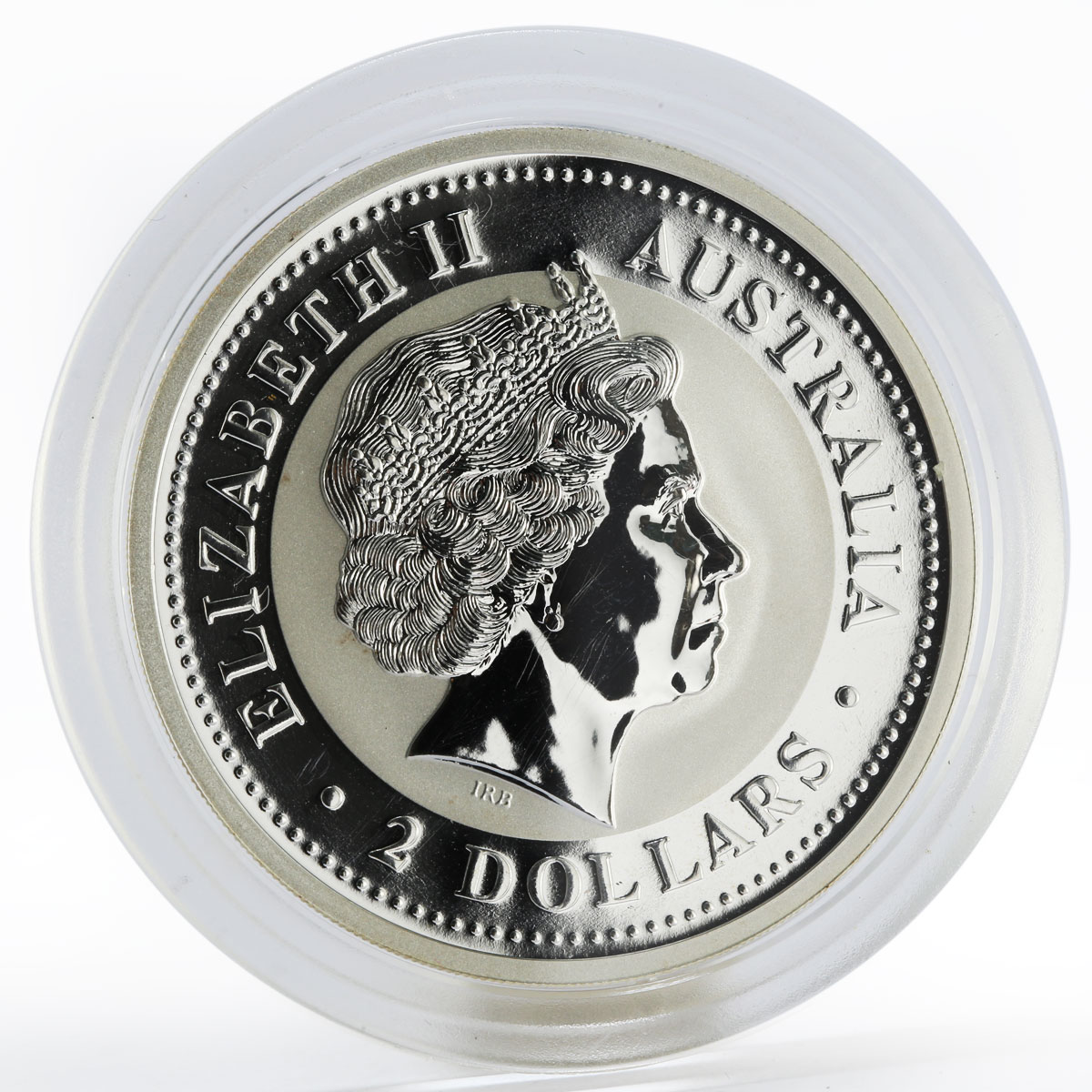 Australia 2 dollars Year of the Dog Lunar Series I 2 Oz Silver Coin 2006