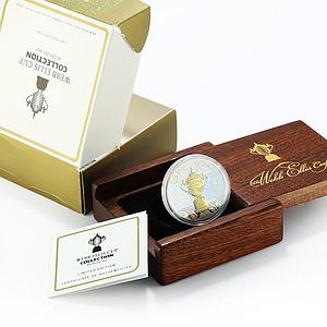 New Zealand 1 dollar The Webb Ellis Cup proof gilded silver coin 2011