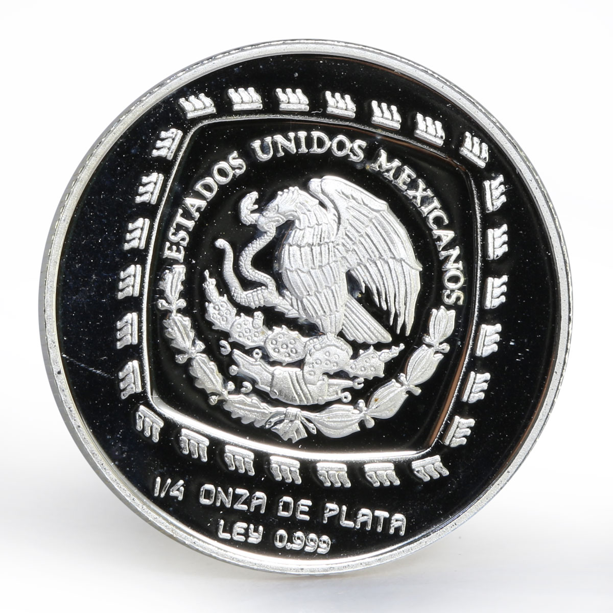 Mexico 1 peso Senor de Las Limas silver proof coin 1996