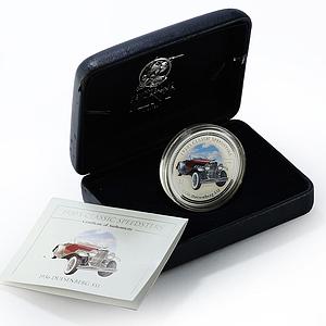 Cook Island 2 dollars Duesenberg SSJ Classic Speedsters silver proof coin 2006