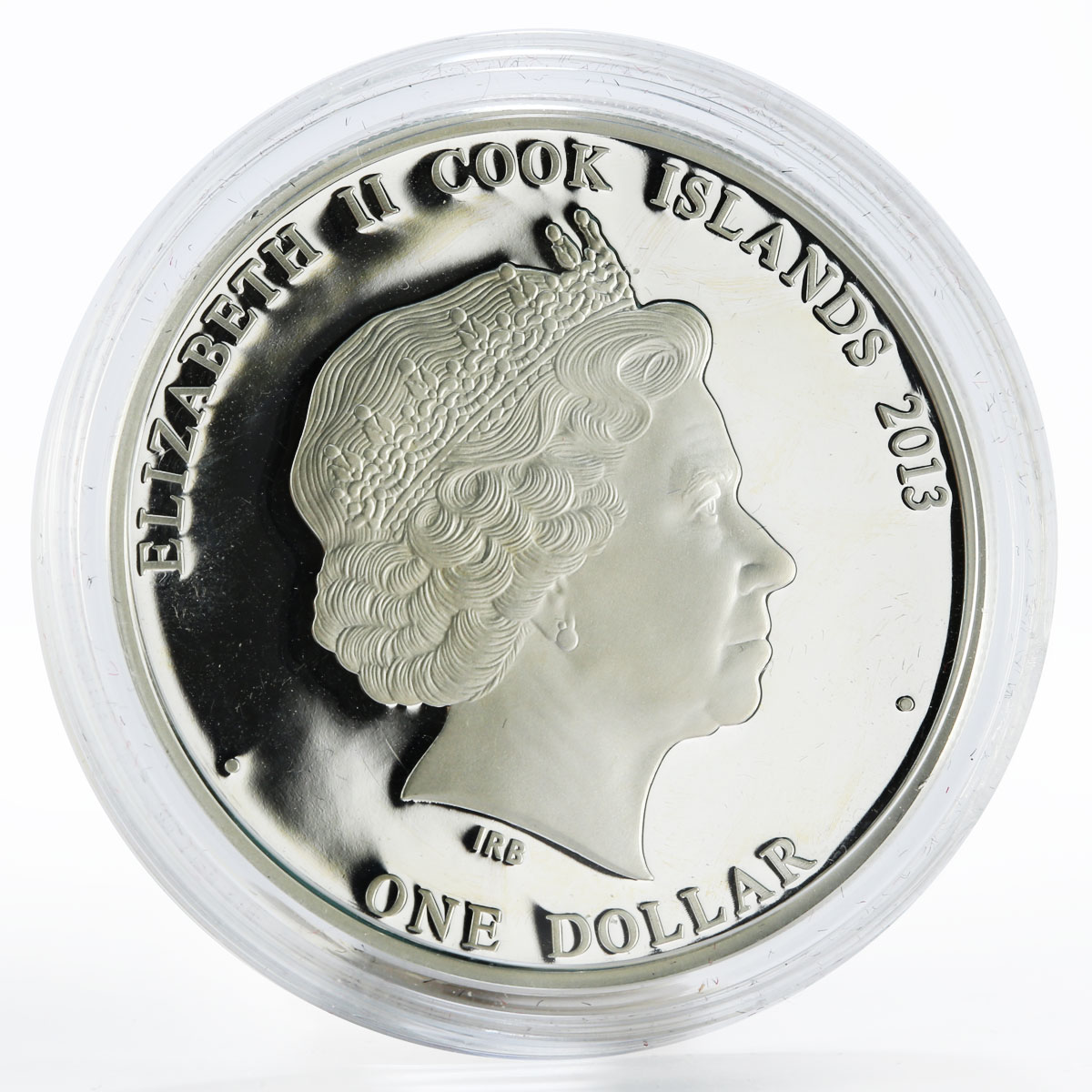 Cook Islands 1 dollar Venice Romantic Cities colored silver proof coin 2013