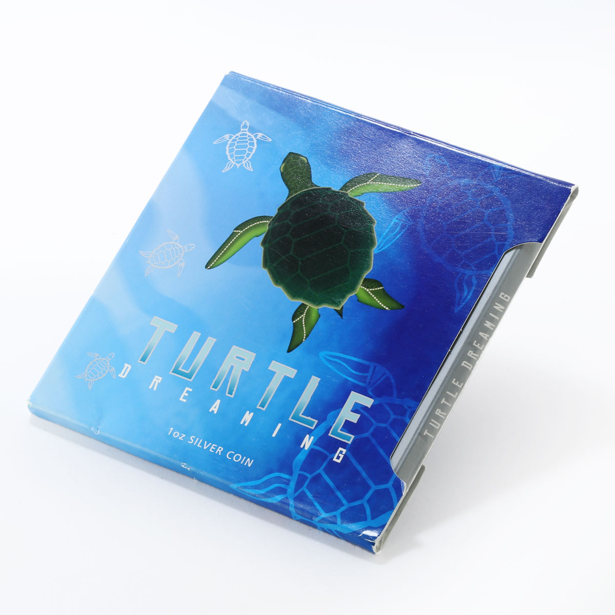 Australia 1 dollar Turtle Dreaming Series silver rectangular 1 oz coin 2008