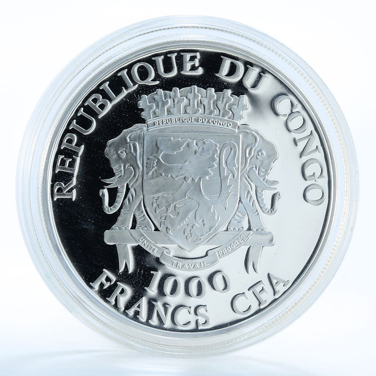 Congo 10 francs Michael Schumacher San Marino silver 2 oz coin 2007