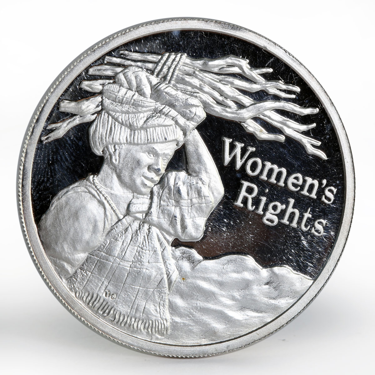 Zambia 500 kwacha Women's Rights proof silver coin 1994