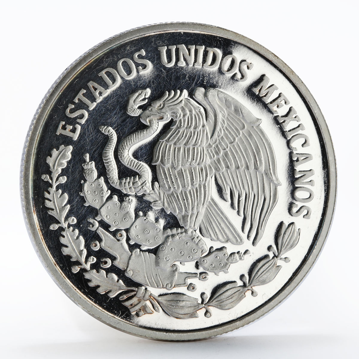 Mexico 10 pesos Michoacan butterflies II edition proof silver coin 2006