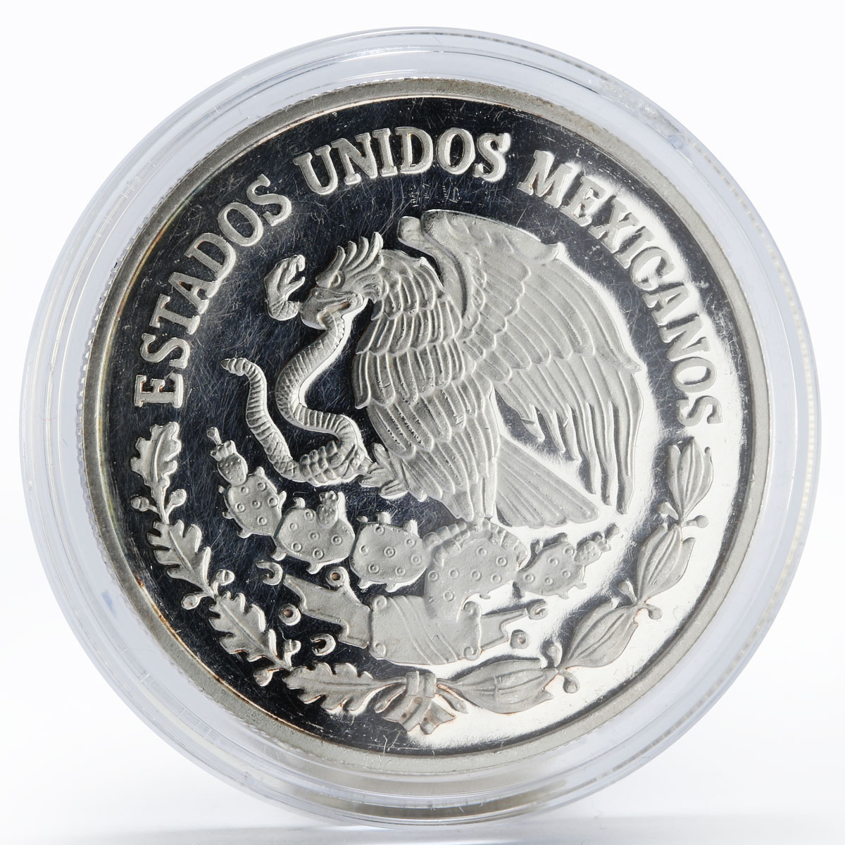 Mexico 10 pesos Michoacan butterflies II edition proof silver coin 2006