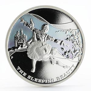 Tuvalu 1 dollar Ballet The Sleeping Beauty proof silver coin 2010