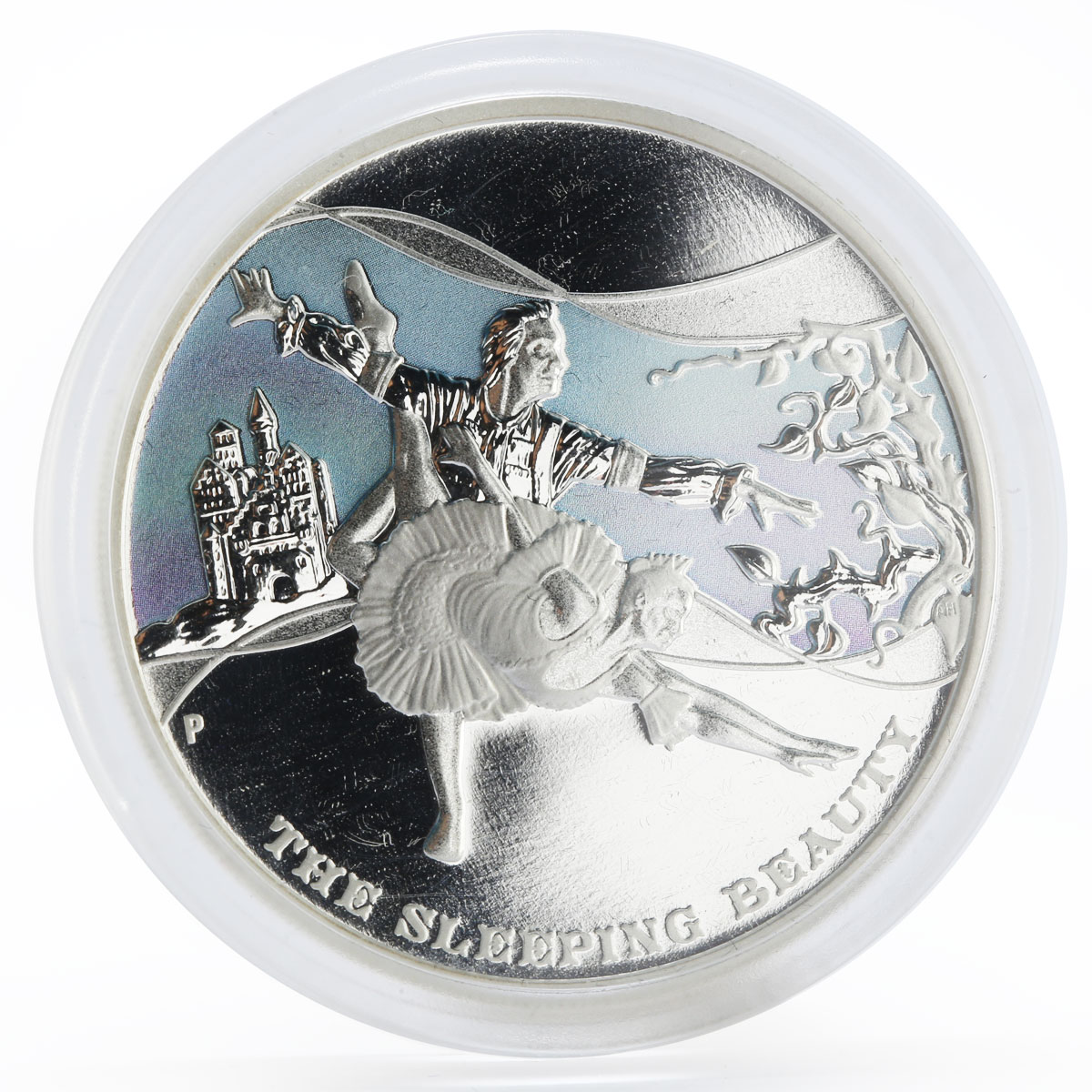 Tuvalu 1 dollar Ballet The Sleeping Beauty proof silver coin 2010