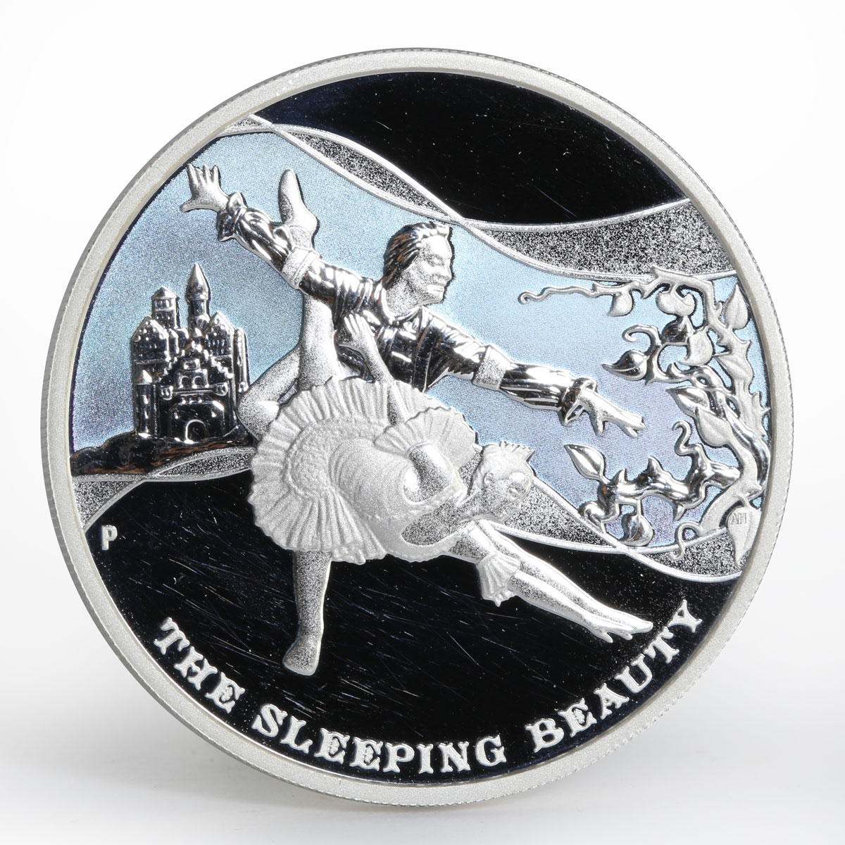 Tuvalu 1 dollar Ballet The Sleeping Beauty proof silver coin 2010