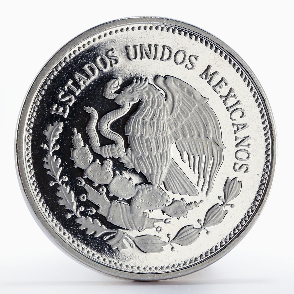 Mexico 500 pesos 75th Anniversary of 1910 Revolution proof silver coin 1985