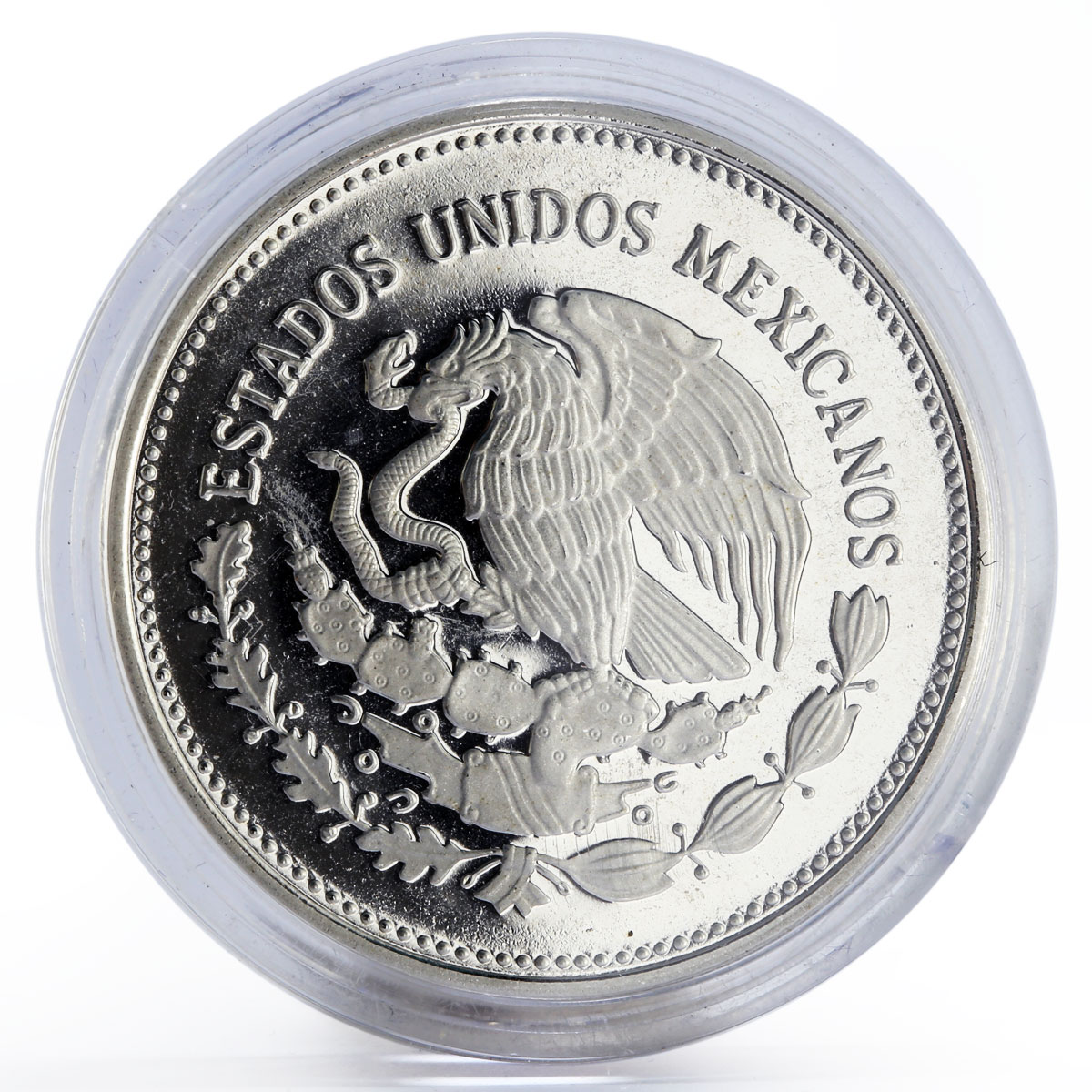 Mexico 500 pesos 75th Anniversary of 1910 Revolution proof silver coin 1985