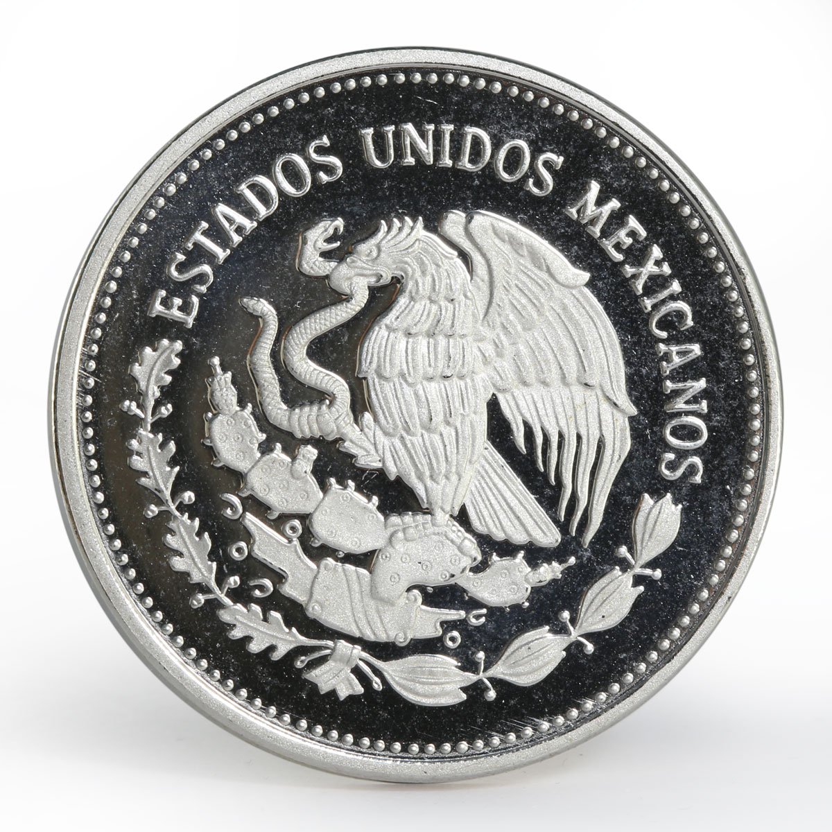 Mexico 500 pesos 75th Anniversary of 1910 Revolution proof silver coin 1985