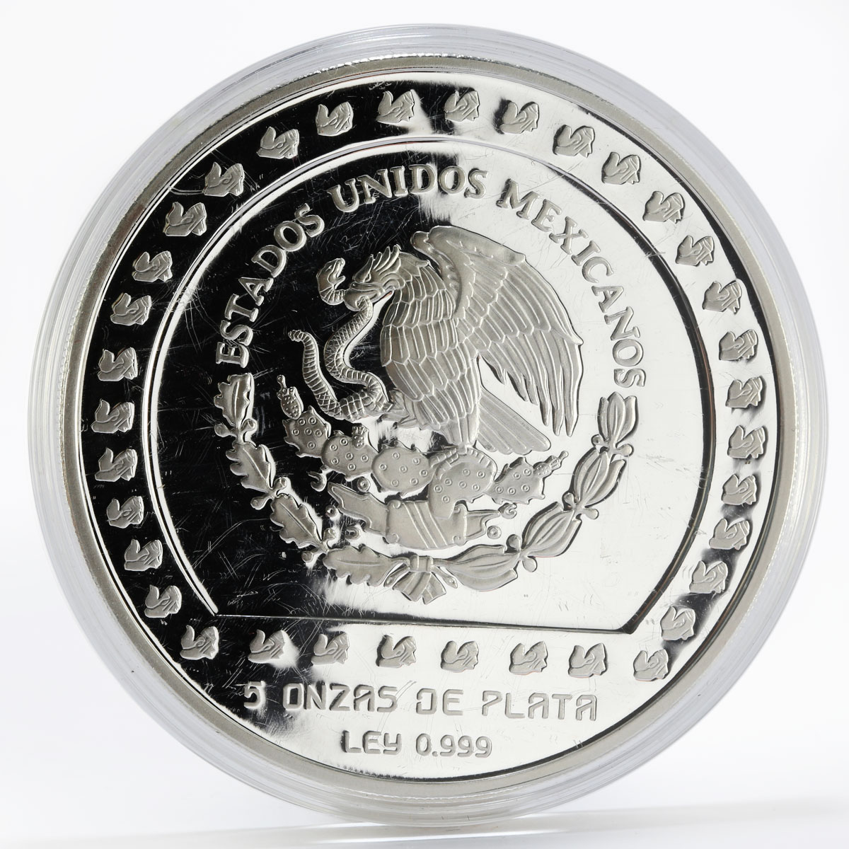 Mexico 10 pesos Piedra de Tizoc proof silver coin 1993