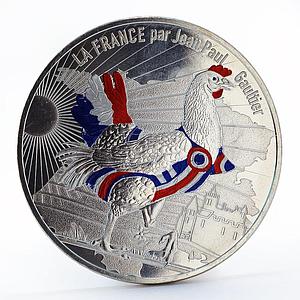 France 50 euro Jean-Paul Gaultier national symbol silver coin 2017